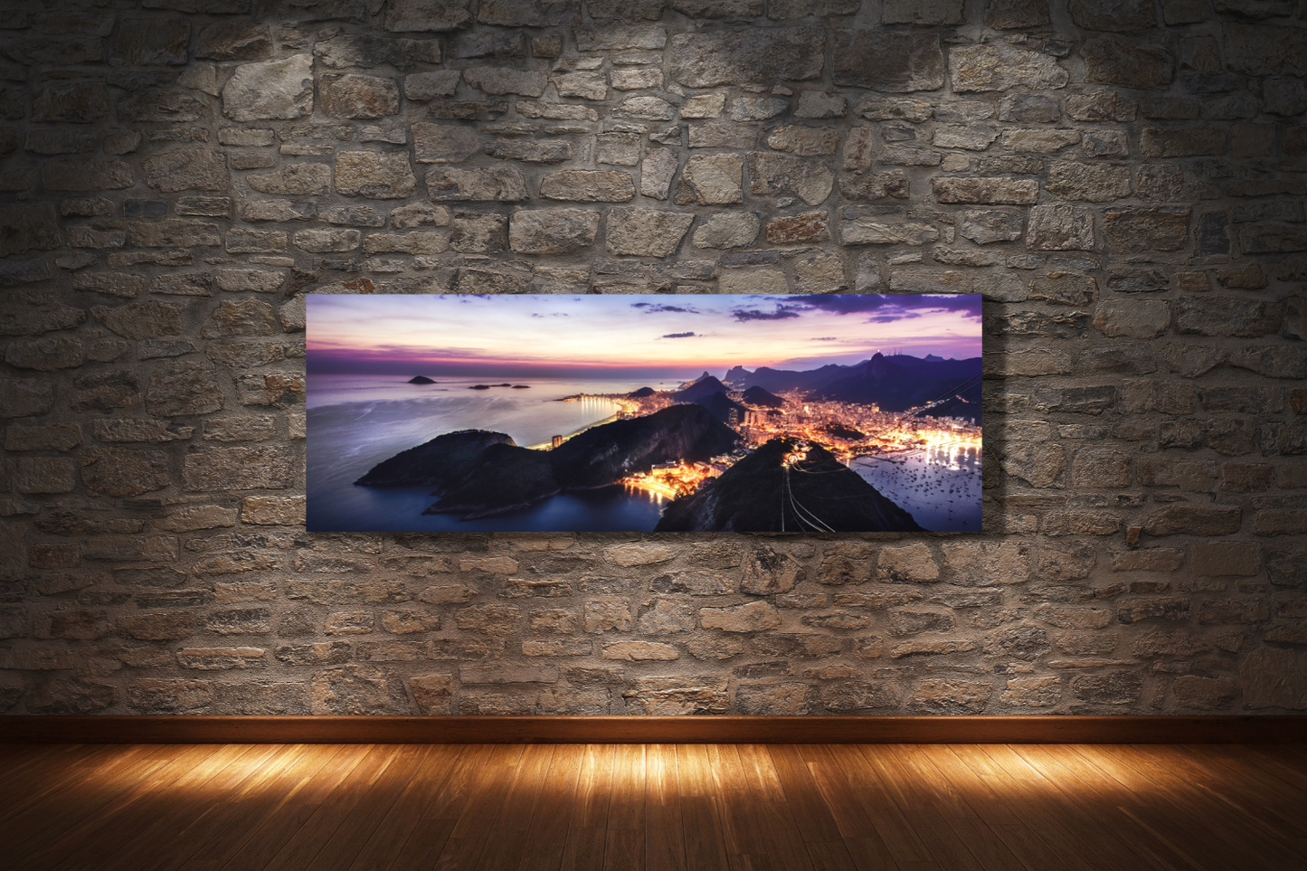 Rio de Janeiro's Purple Sunset