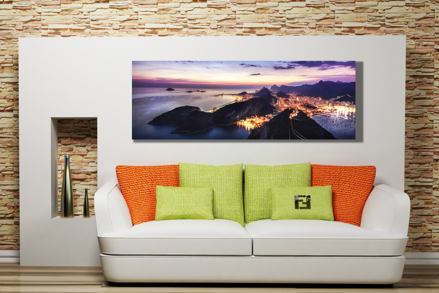 rio de janeiro metal print wall art
