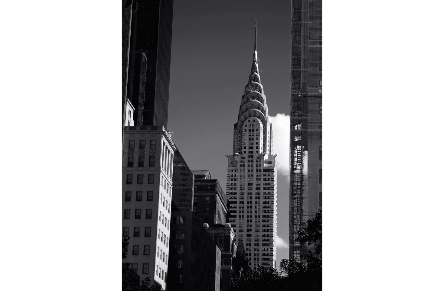 Looking up at the Chrysler