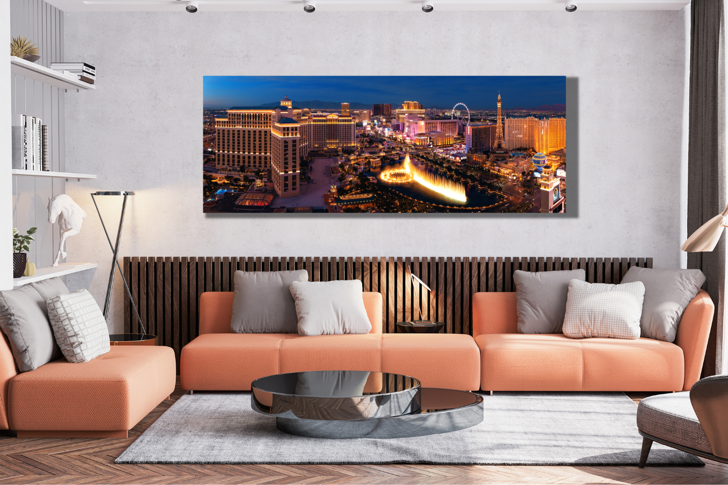 Las vegas canvas wall art