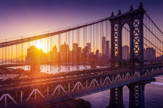 New York Through the Manhattan Bridge