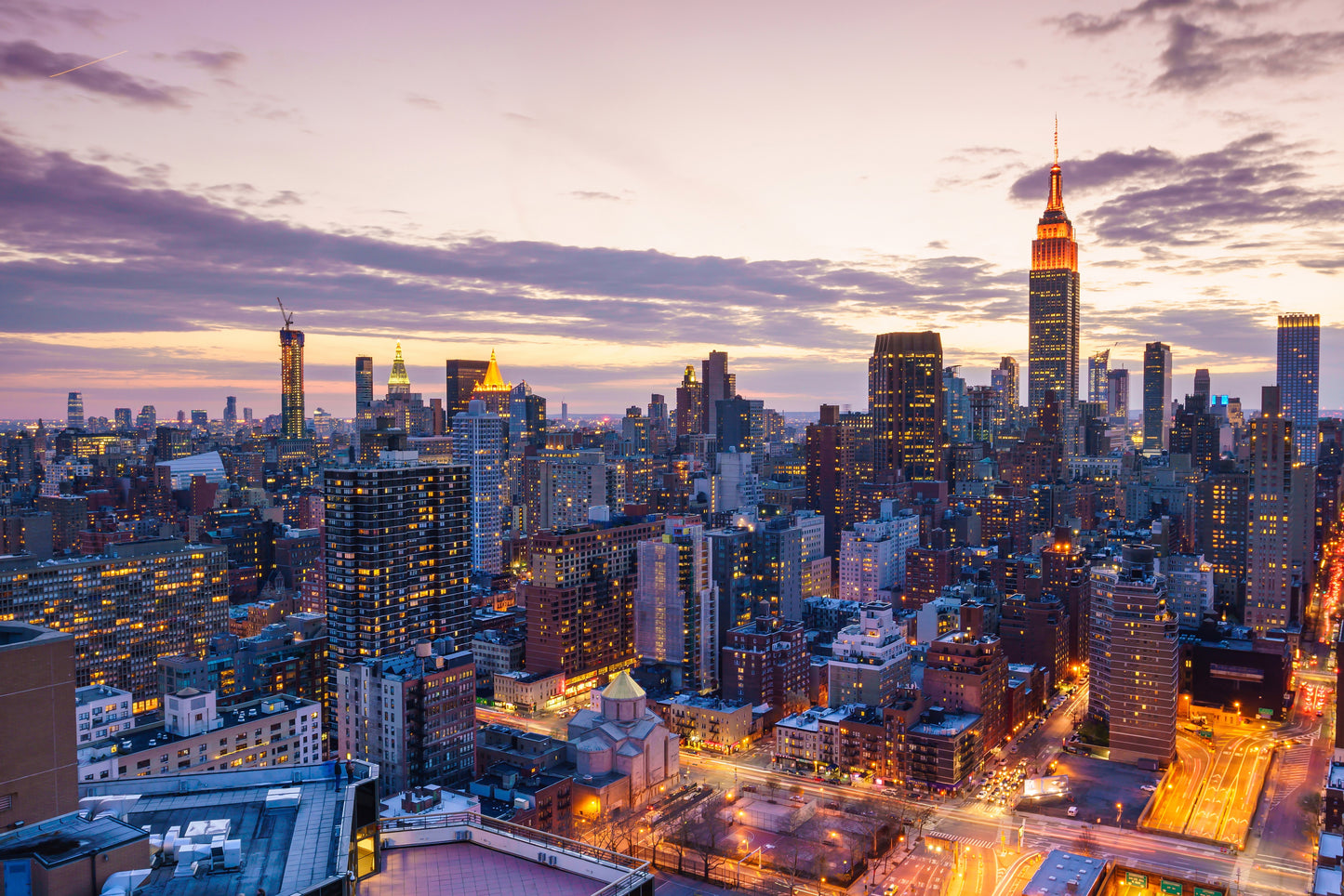 Evening in Manhattan Midtown