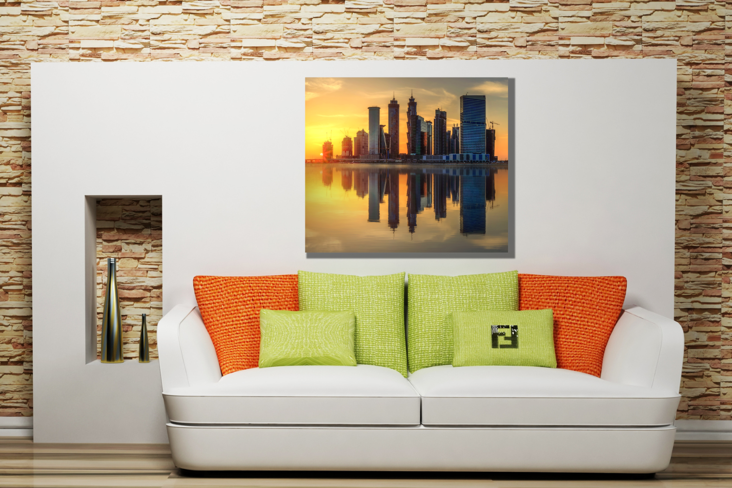 Dubai canvas wall art