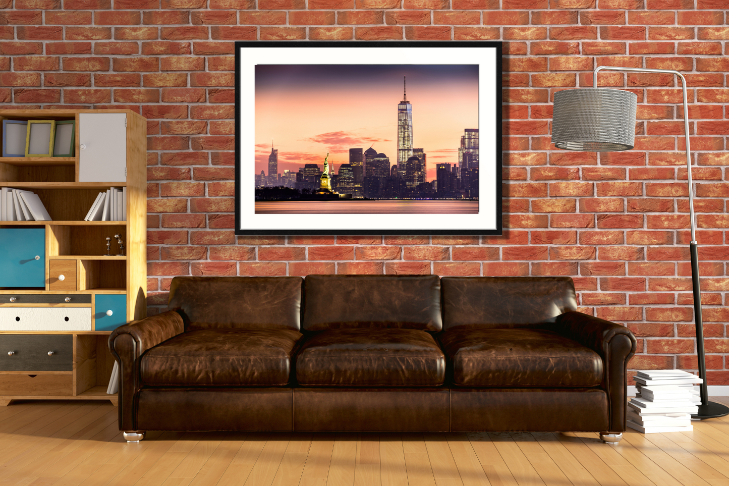 New York Framed Canvas picture