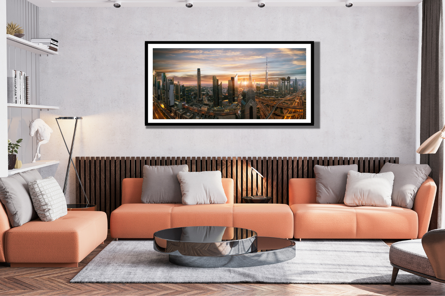 Dubai Framed Canvas Picture