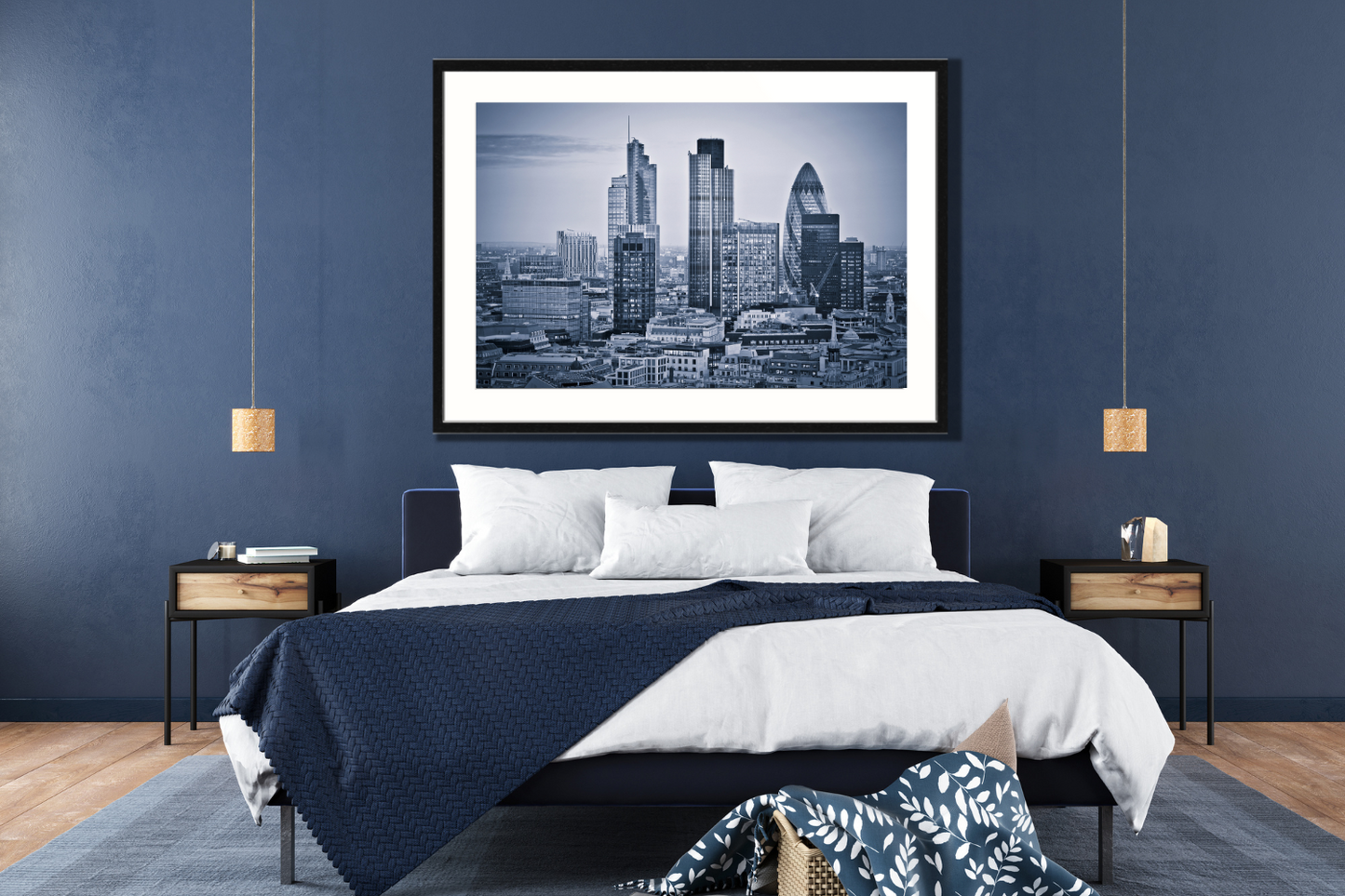 london framed canvas picture