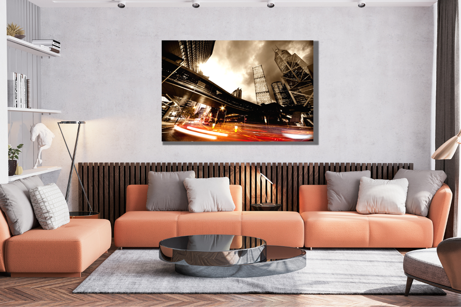 cityscape canvas wall art