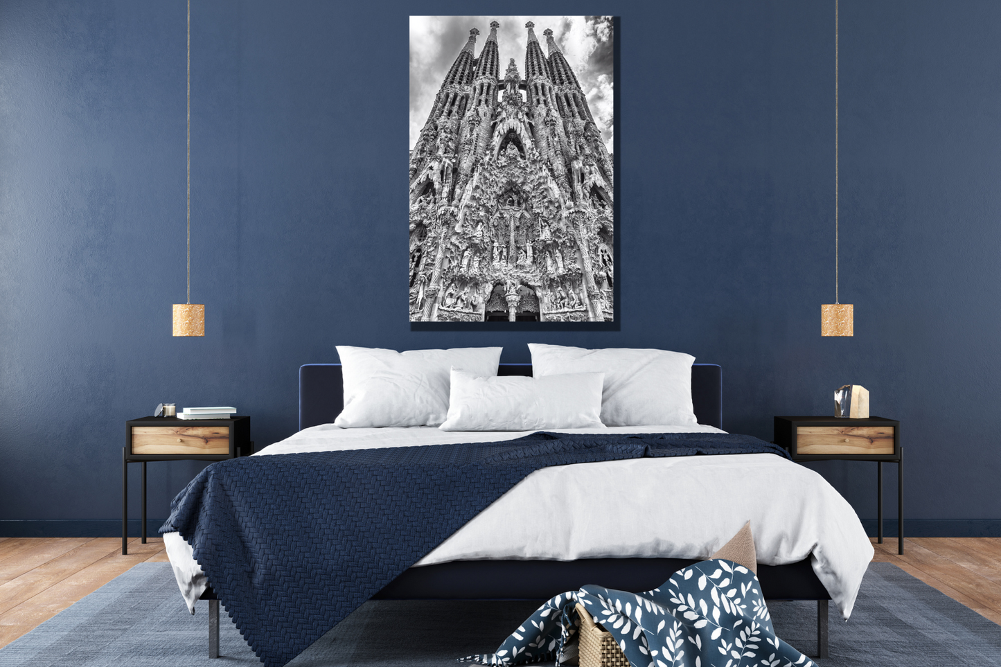 Moody Sagrada Familia in Barcelona