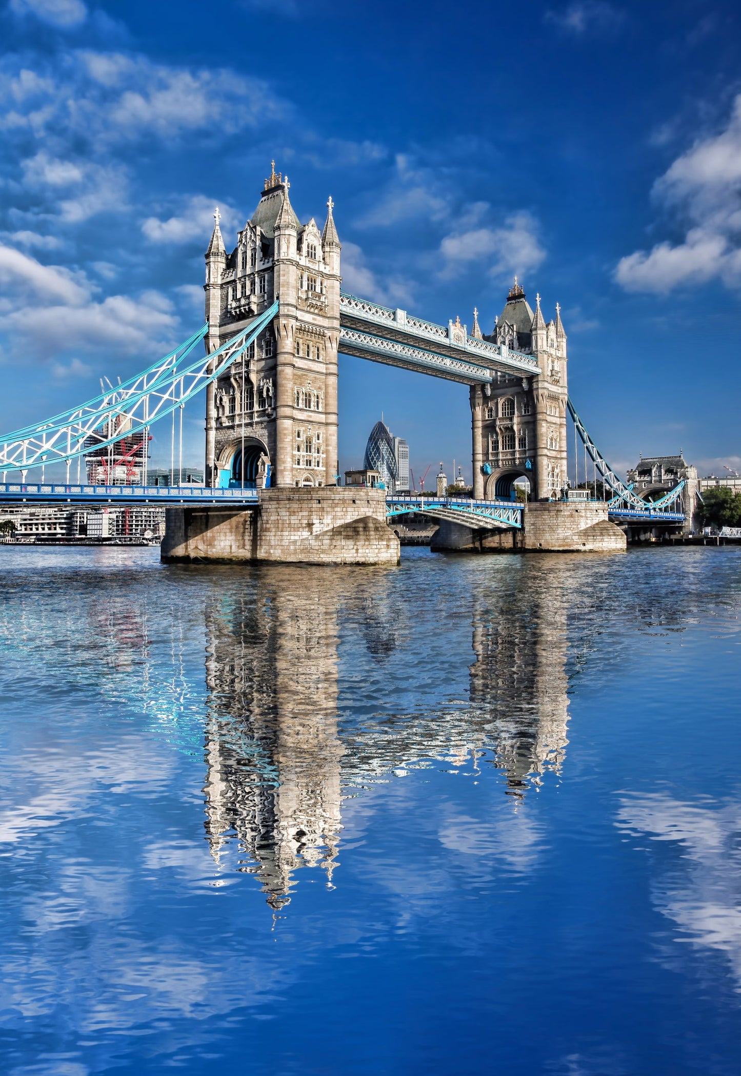 Tower Bridge with Shimmering Reflection