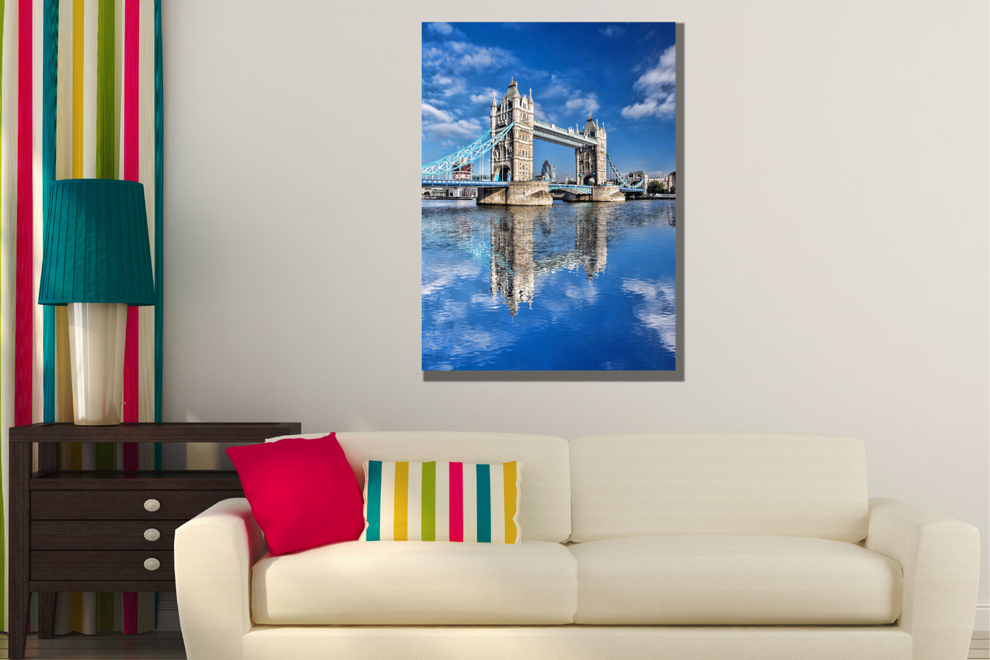 Tower Bridge with Shimmering Reflection