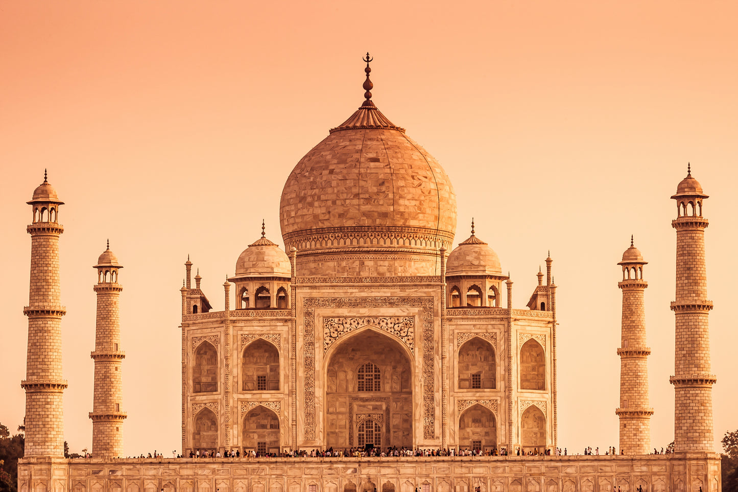 The Taj Mahal at Dusk