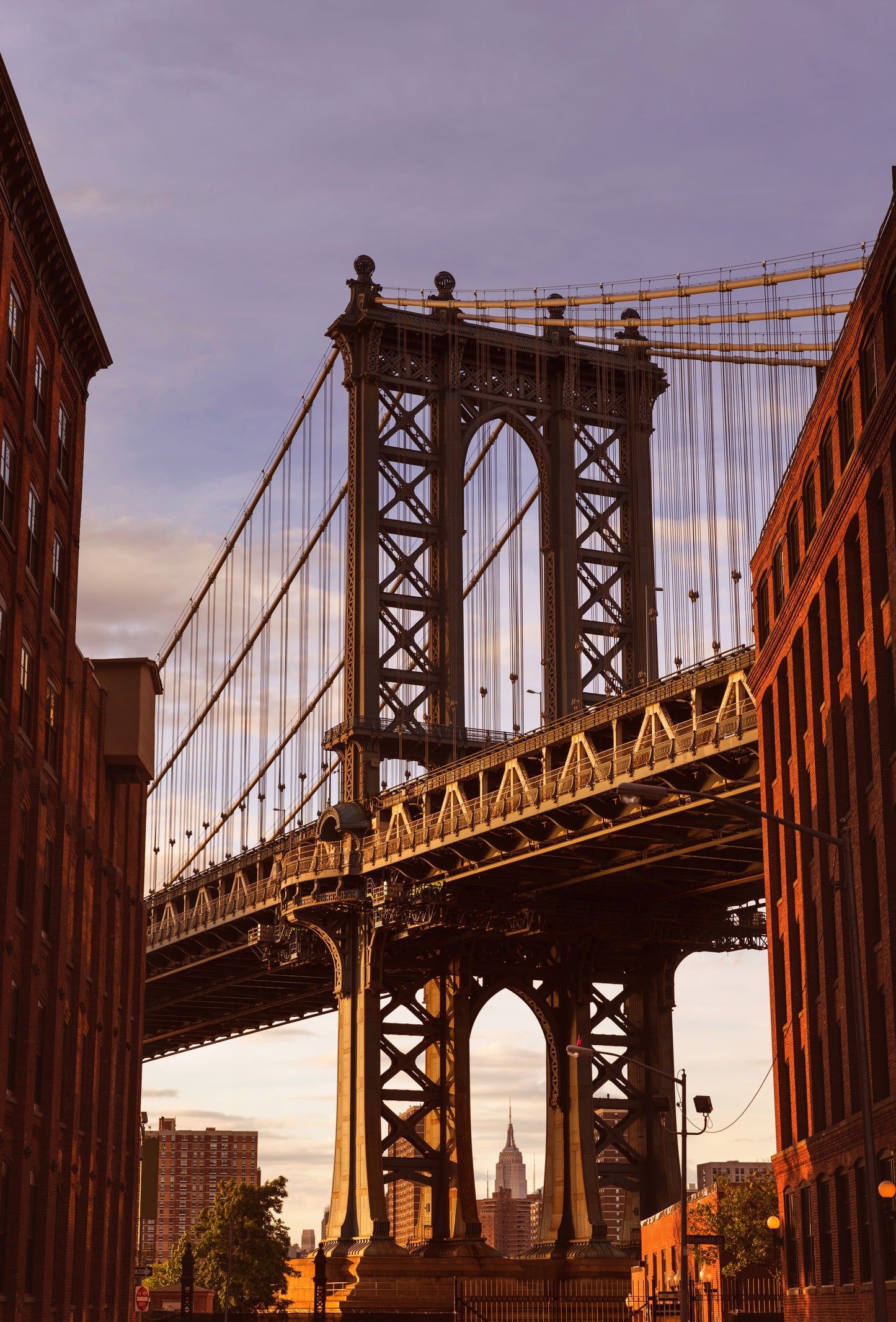 Looking Up at the Manhattan Bridge