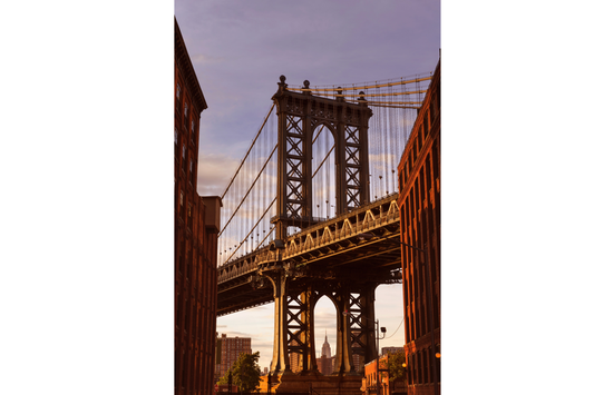 Looking Up at the Manhattan Bridge