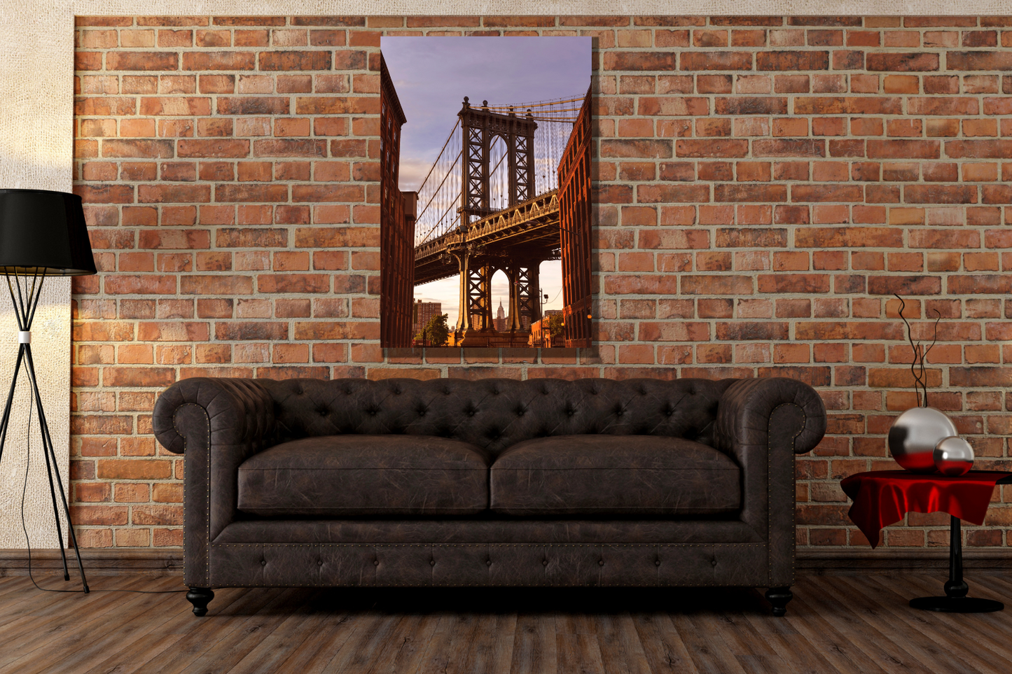 Looking Up at the Manhattan Bridge