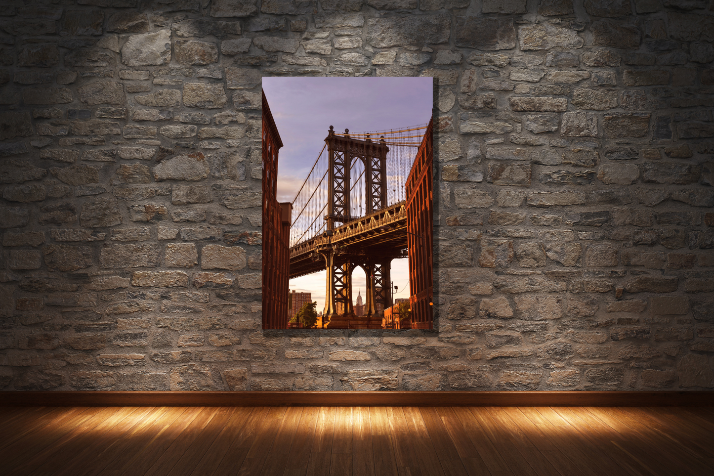 Looking Up at the Manhattan Bridge