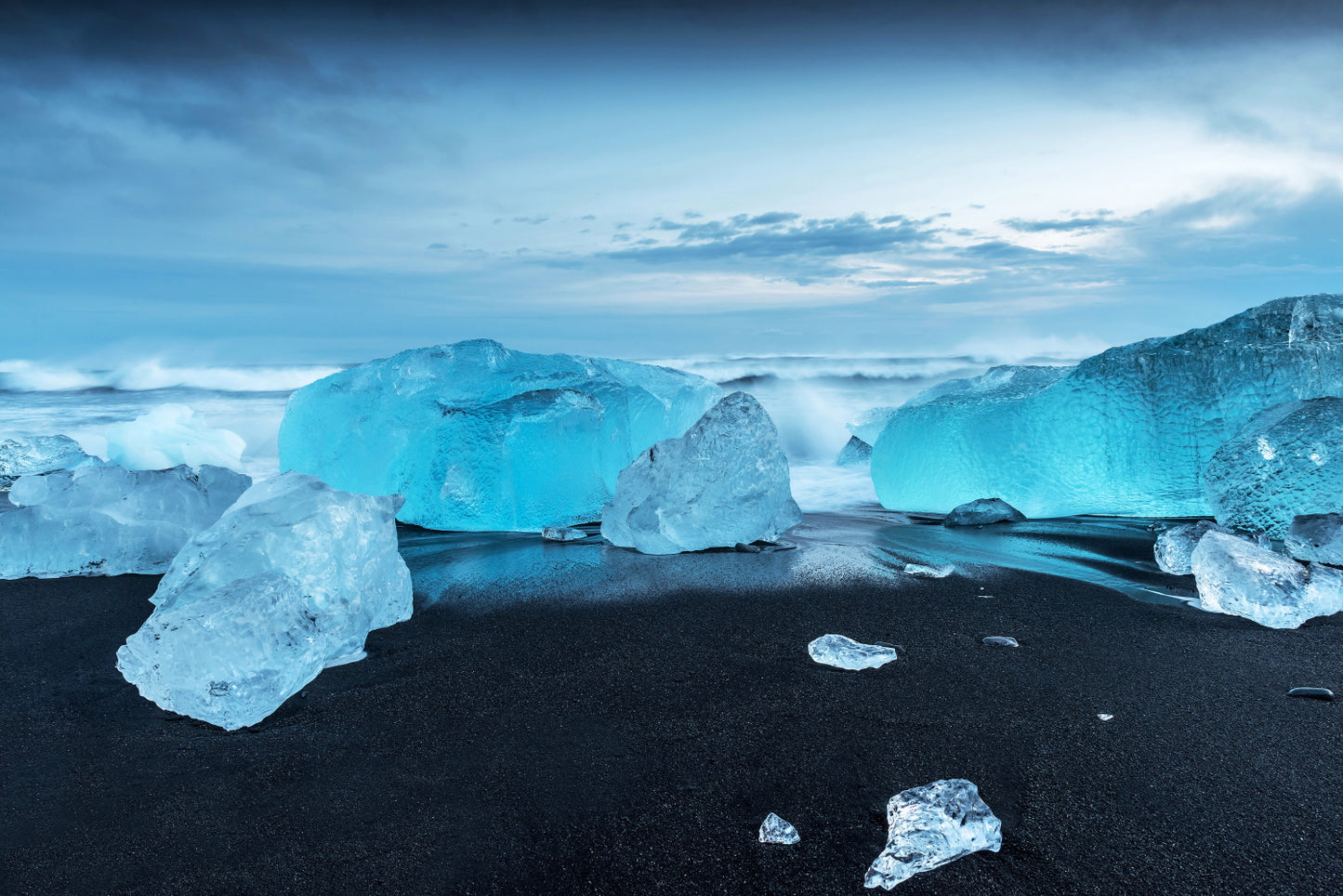 Ice on Crystal Beach