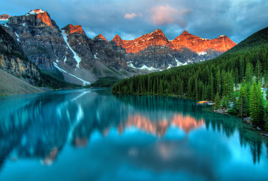 Glimmering Moraine Lake