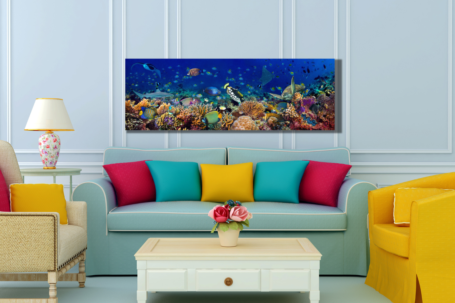 fish canvas picture