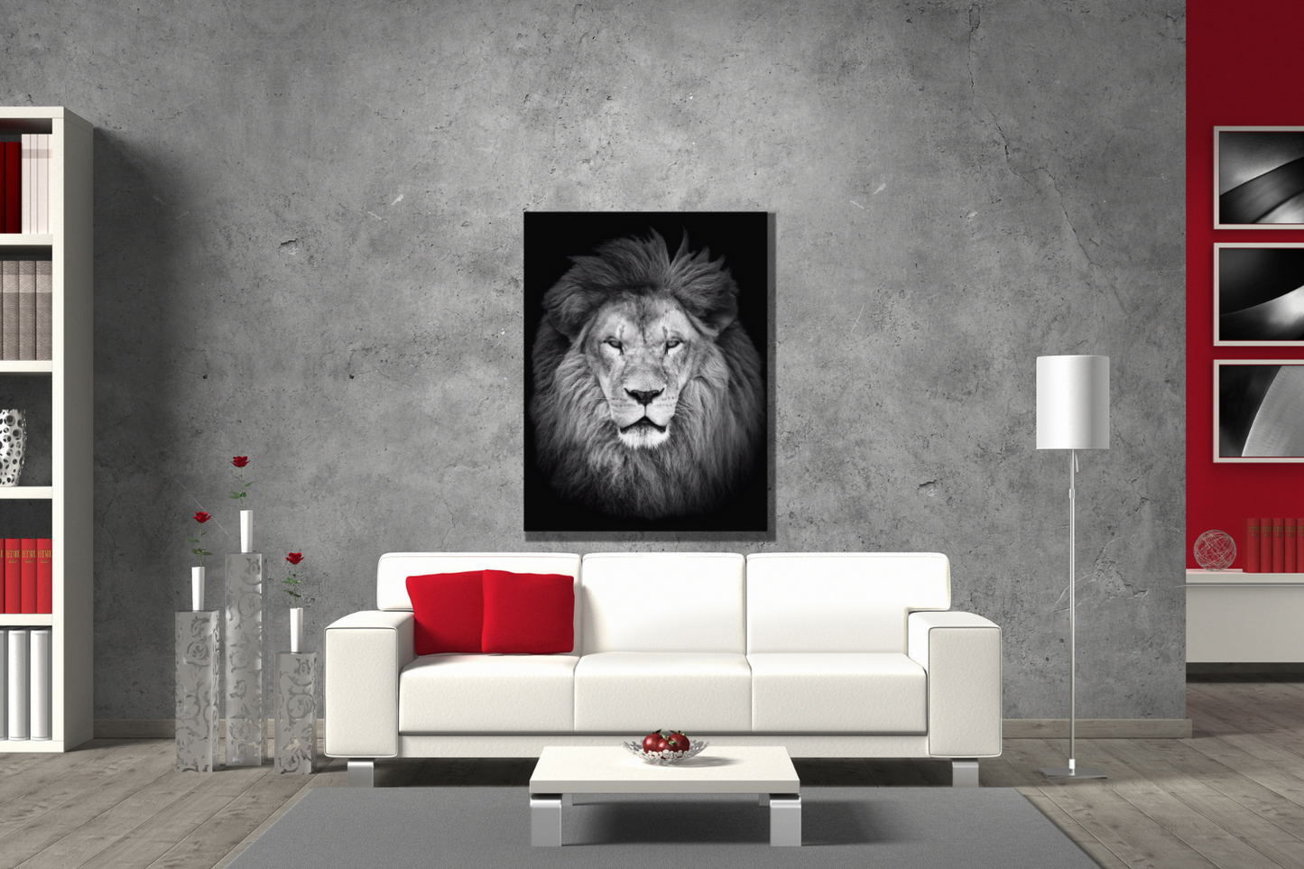 lion wall art picture