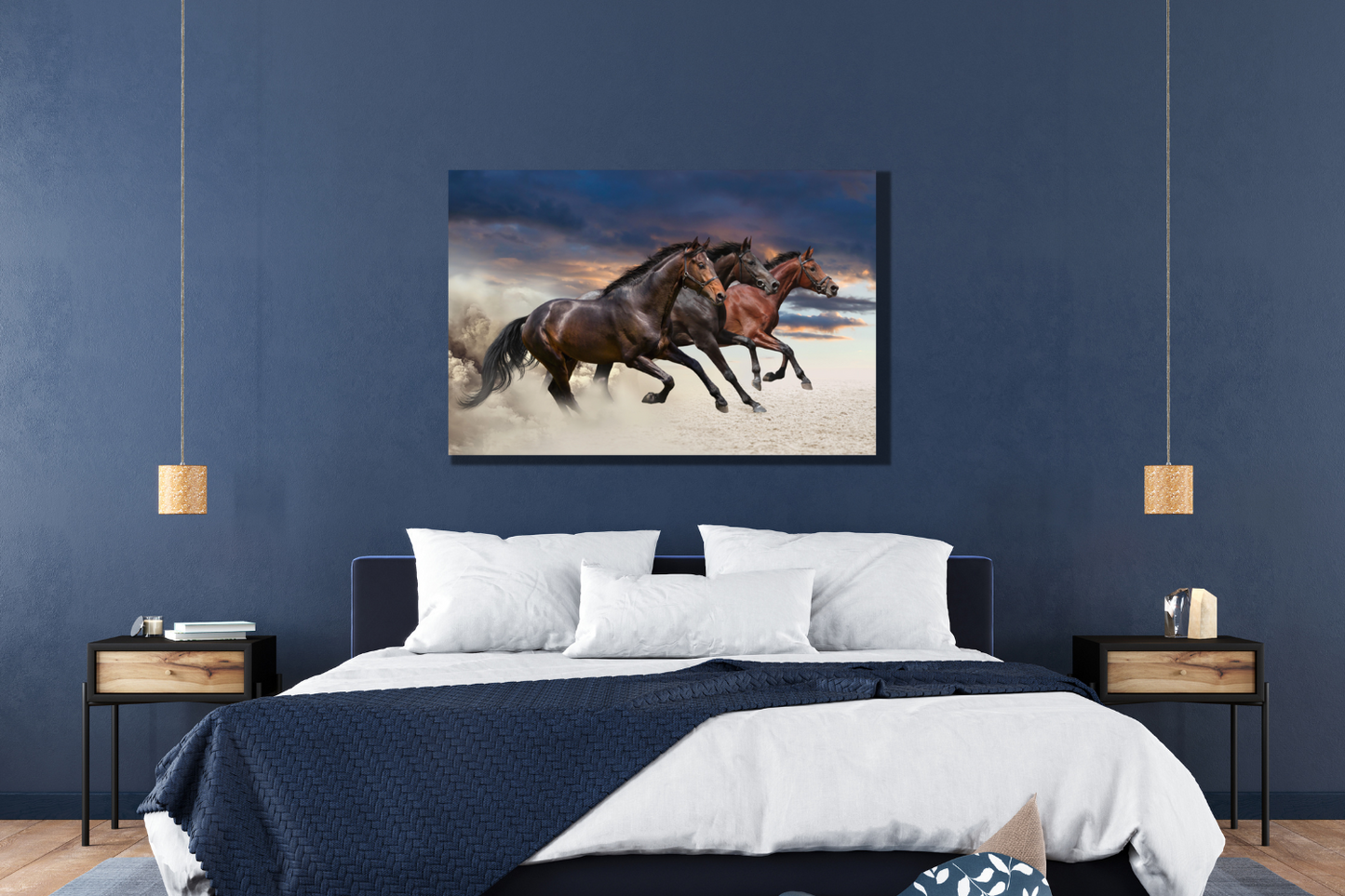 horse canvas wall art